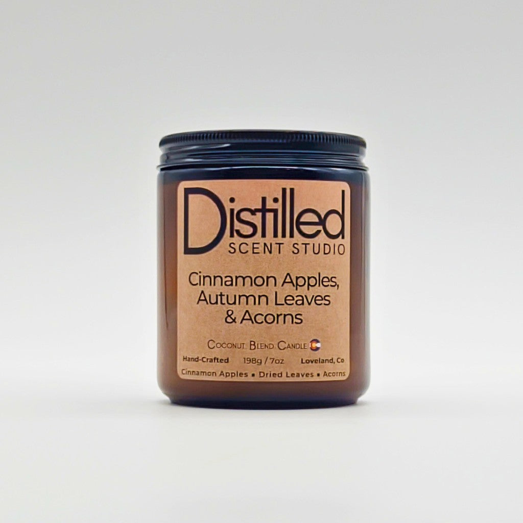 Cinnamon Apples, Autumn Leaves, & Acorns - Scented Candles
