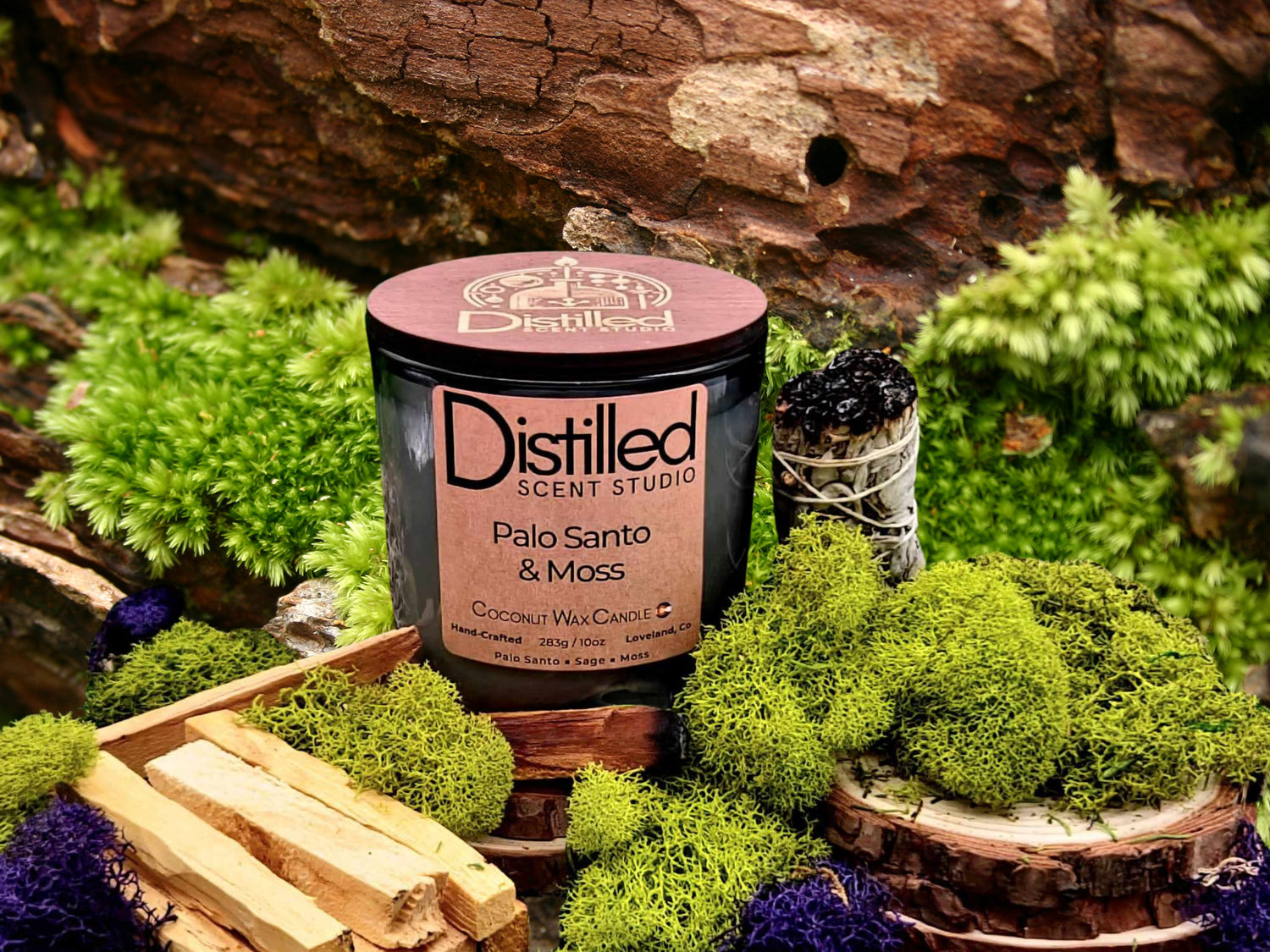 Palo Santo & Moss - Scented Candles