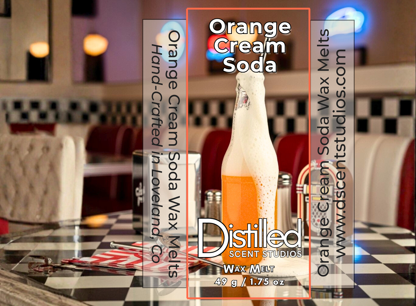 Orange Cream Soda - 1.75 oz Wax Melts