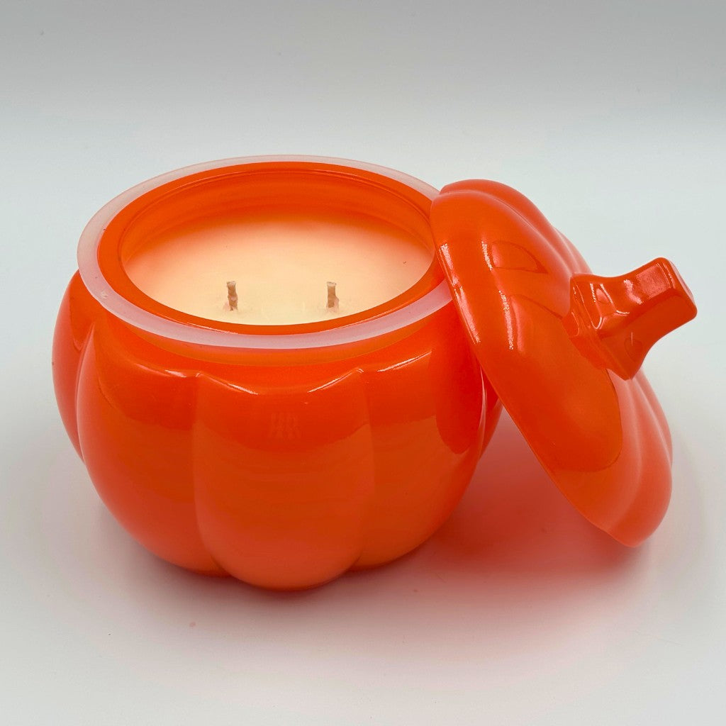 Apple Maple Reserve - Scented Halloween Candle - Limited Edition 14.5 Oz Pumpkin Glass