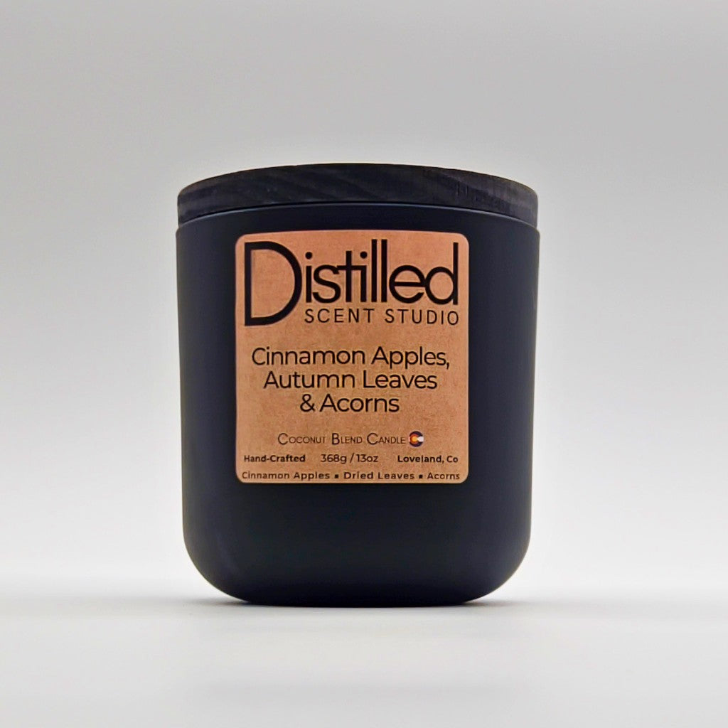 Limited Edition - Cinnamon Apples, Autumn Leaves, & Acorns - 13 oz Candle