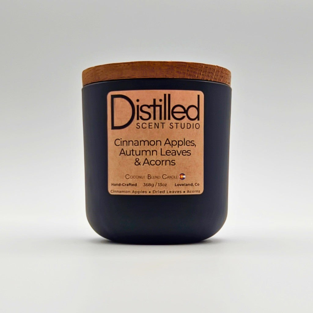 Limited Edition - Cinnamon Apples, Autumn Leaves, & Acorns - 13 oz Candle