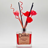 Reed Diffuser (7 oz) - Bohemian Rose w/ Blooming Flower Rods