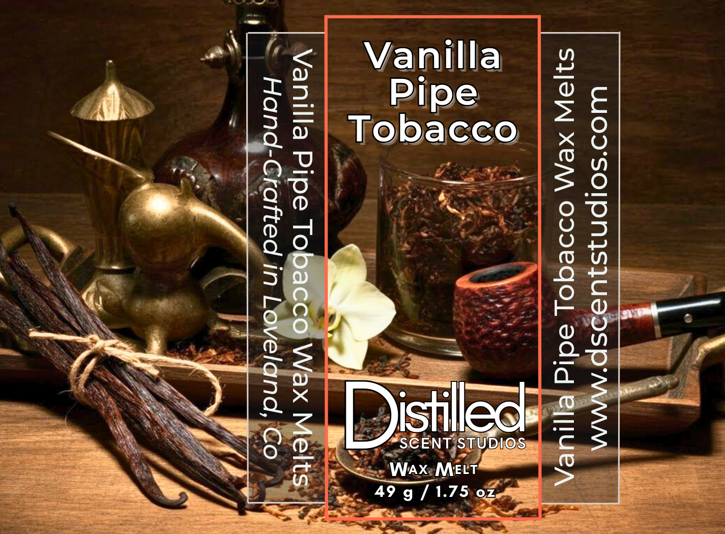Vanilla Pipe Tobacco - 1.75 Oz Wax Melts
